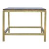 Rectangle Gold Coffee Table - Image 2