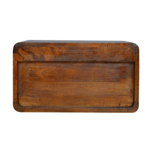 Chestnut Curve Floating Bedside - Image 7