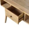Curved Oak-ish Coffee Table - Image 5