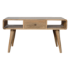 Curved Oak-ish Coffee Table - Image 8