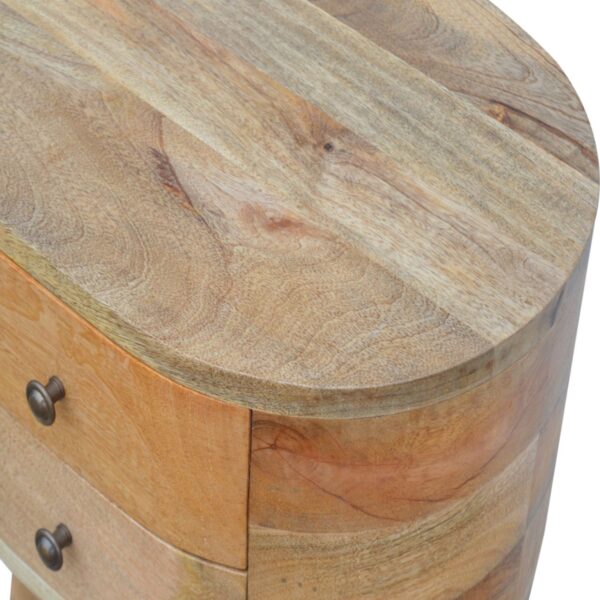 Rounded Bedside Table - Image 4