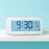i-Star Portable White Alarm Clock with Temperature and Humidity- 90081PI - Image 3