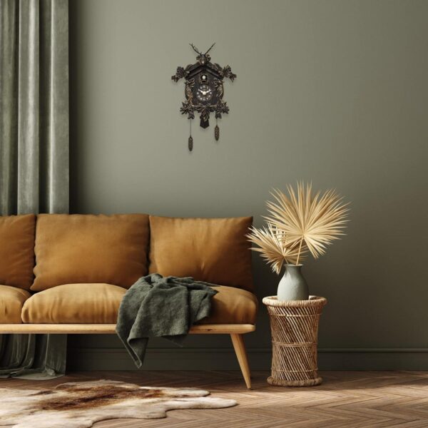 Acctim Lindau Antique Bronze Pendulum Cuckoo Clock 28368 - Image 3