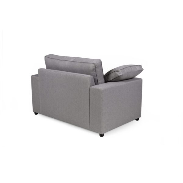 Alton Fabric Sofa 1S Silver - Image 2