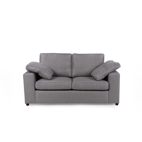 Alton Fabric Sofa 2S Silver - Image 3