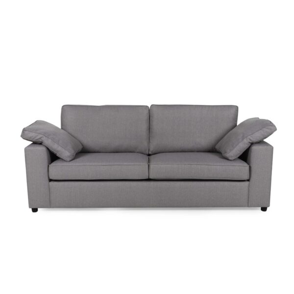 Alton Fabric Sofa 3S Silver - Image 4
