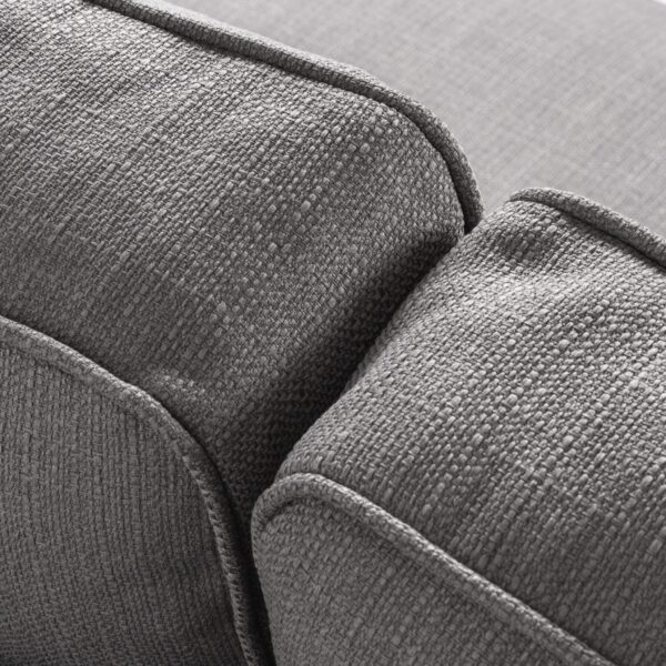 Alton Fabric Sofa 2S Silver - Image 5
