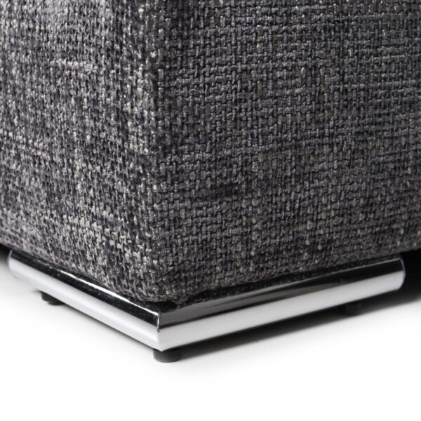 Ashby U Shaped Fabric Sofa Grey - Image 4