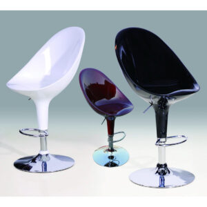 Bar Stool Model 5 (Sold in Pairs) - White