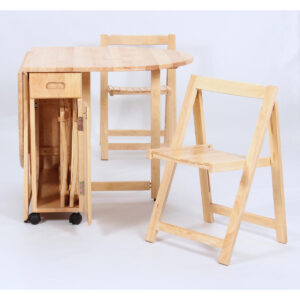 Butterfly Dining Set with 4 Chairs - Natural