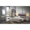 Belvoir Dressing Table 2 Drawer Grey Oak - Image 2