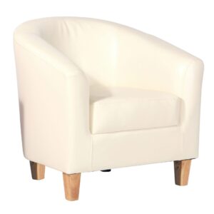 Claridon 1 Seater Sofa PU - Cream