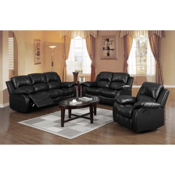 Carlino Recliner Full Bonded Leather 1 Seater - Brown