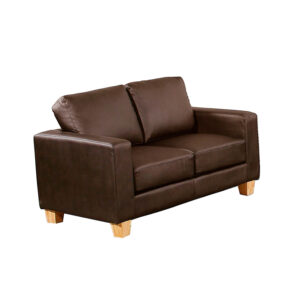Chesterfield 2 Seater Sofa PU - Brown