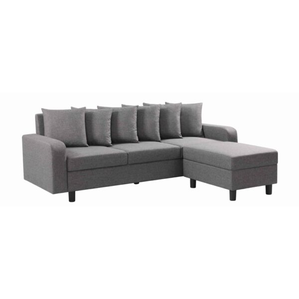 Civic Chase Sofa Fabric Grey - Image 2