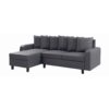 Civic Chase Sofa Leather Aire Grey - Image 2