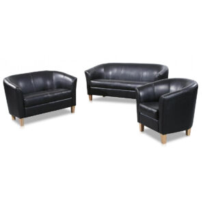Claridon 2 Seater Sofa PU - Black