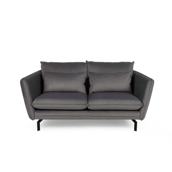 Elford Fabric Sofa 2S Grey - Image 4