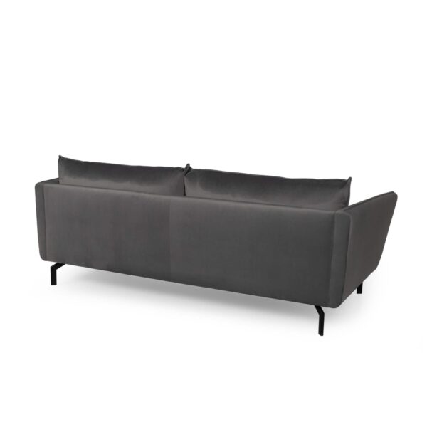 Elford Fabric Sofa 3S Grey - Image 2