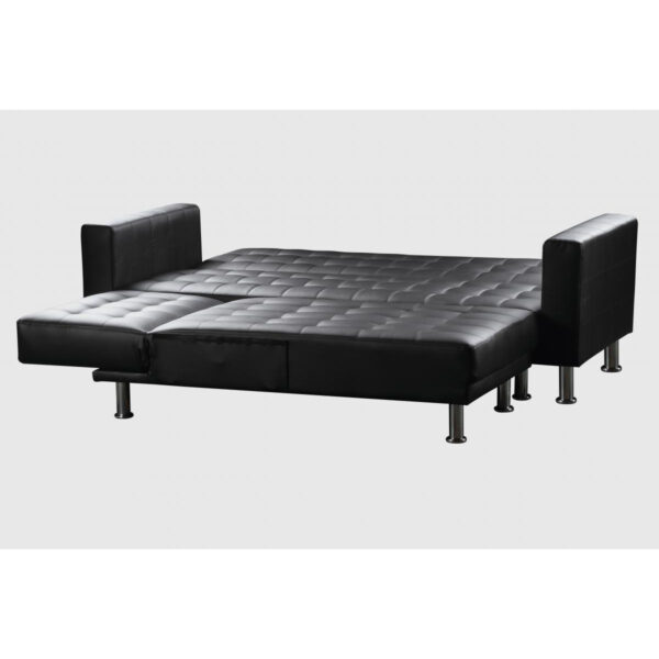 Hawthorn Corner Multi Functional Sofa Bed PU & PVC Brown - Image 2