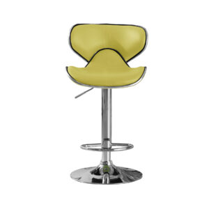 Hillside Bar Stool PU Chrome (2s) - Lime
