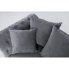 Huntley Fabric Sofa 2S Grey - Image 3