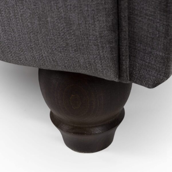 Huntley Fabric Corner Sofa Grey - Image 5