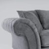 Huntley Fabric Sofa 2S Grey - Image 7