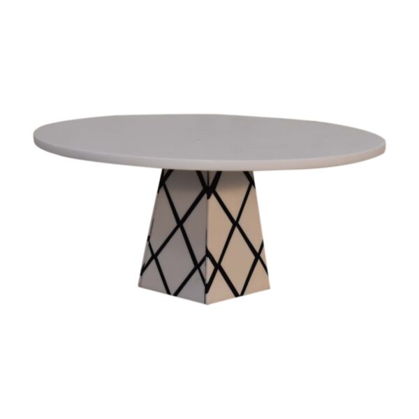 White Resin Cake Stand - Image 2