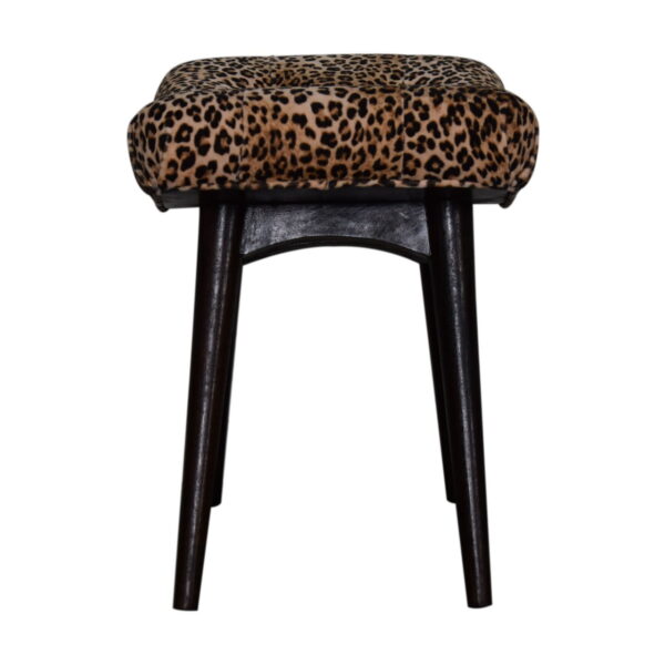Leopard Print Curved Bench - Image 8