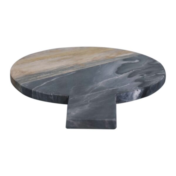 Black Marble, Terrazzo & Mango Wood Round Chopping Board - Image 5