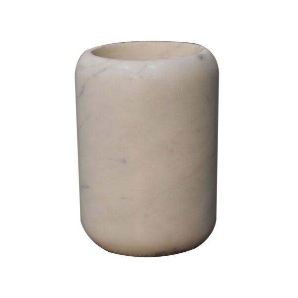 White Marble Bathroom Set of 5 - Image 3