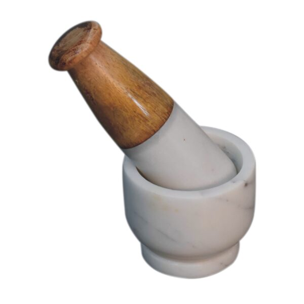Small Marble Pestle and Mortar - Image 2