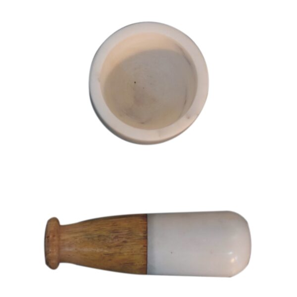 Small Marble Pestle and Mortar - Image 4