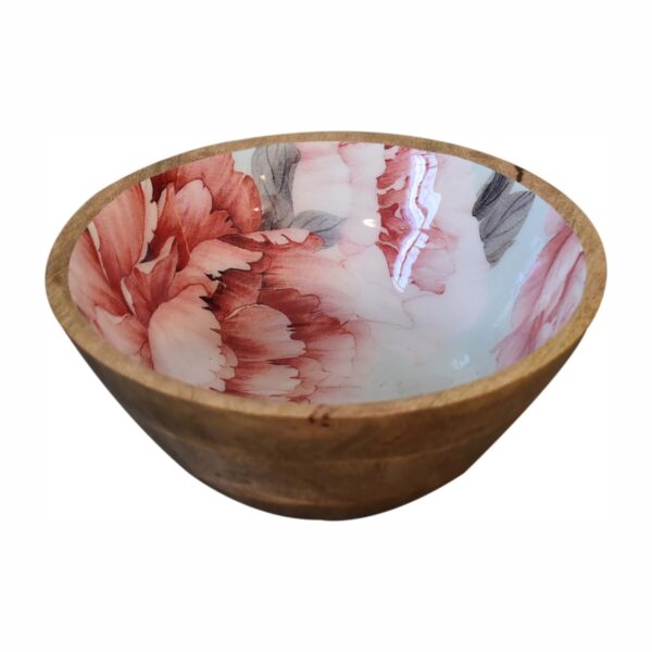 Pink Floral Bowl Set of 2 - Image 5