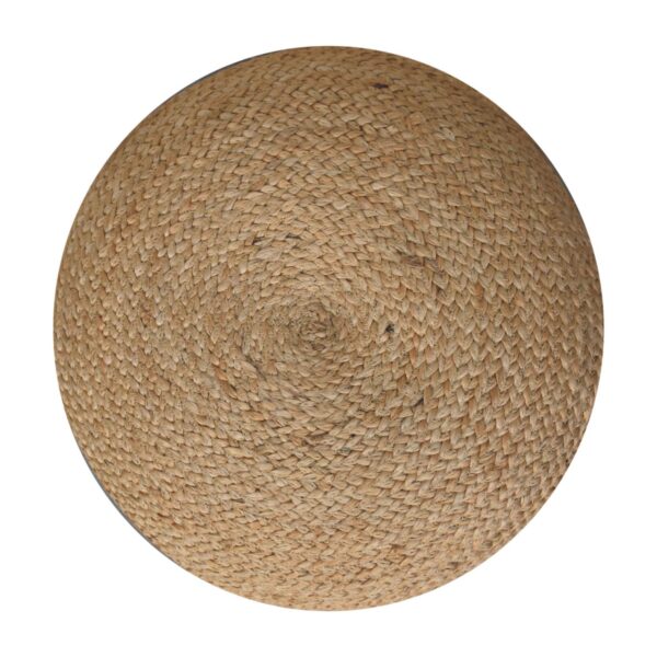 Natural Jute Pouffe - Image 4