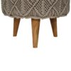 Crotchet Grey Footstool - Image 6