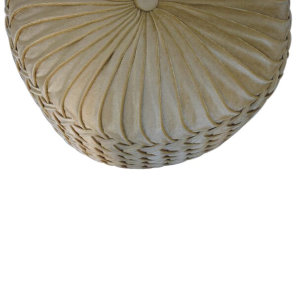 Ochre Hart Pouffe - Image 3