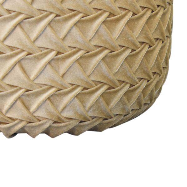 Ochre Hart Pouffe - Image 4