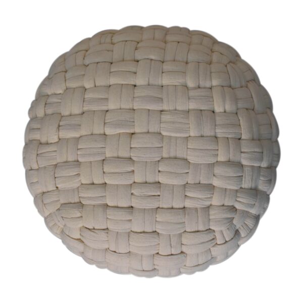 White Tube Pouffe - Image 7