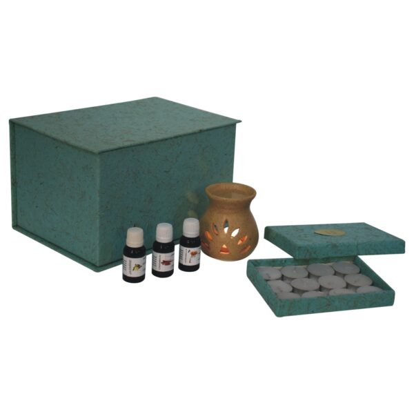Beige Cutout Oil Burner (Summer) - Image 6