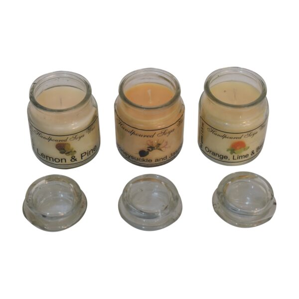 Hourglass Candle Set of 3 (Fruit - Image 3