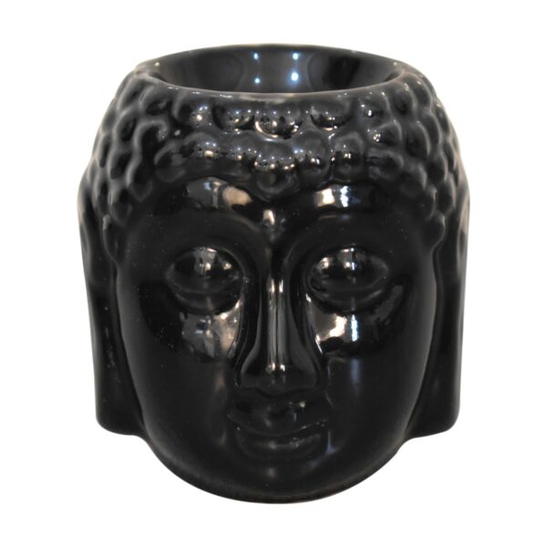 Black Buddah Oil Burner (Lotus) - Image 2