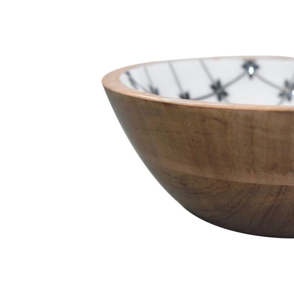 2x Lacquered Flower Bowl Set - Image 4
