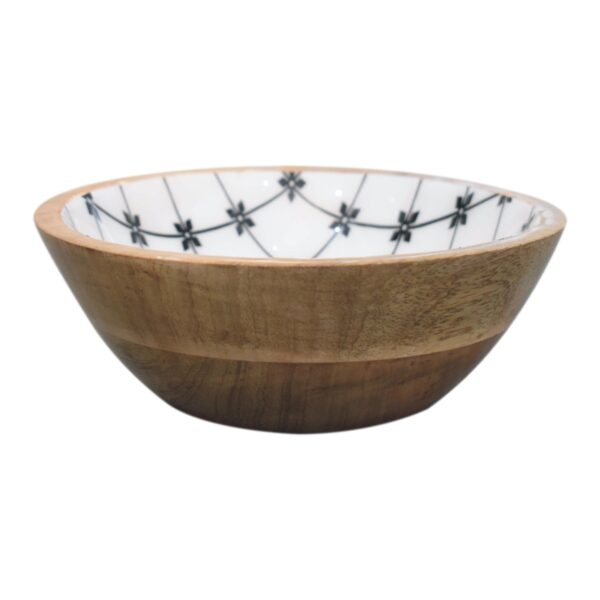 2x Lacquered Flower Bowl Set - Image 5