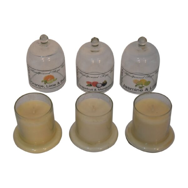 Bell Jar Candle Set of 3 (Fruit) - Image 2