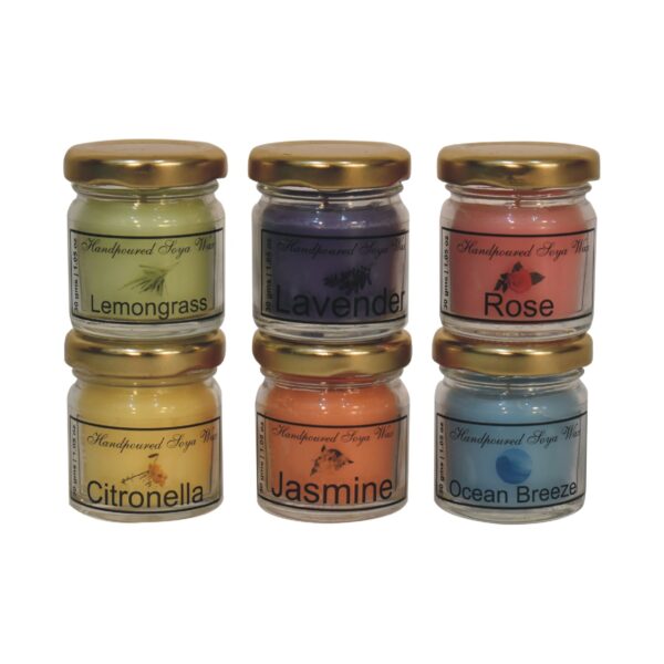 Mini Candle Set of 6 (Summer) - Image 2