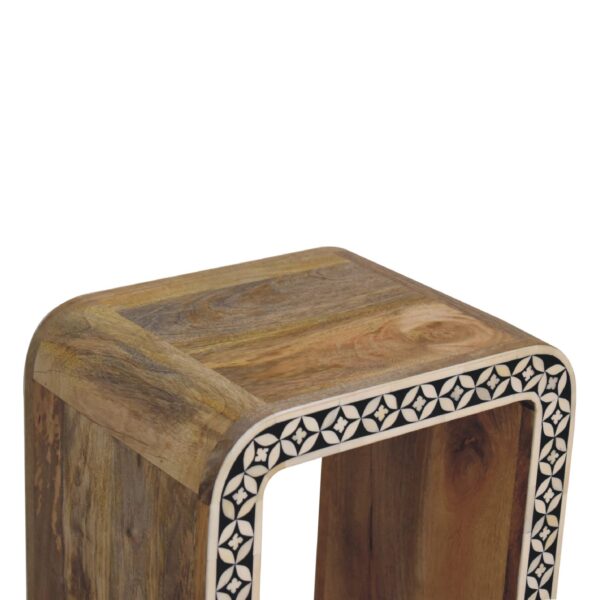 Edessa Bone Inlay End Table - Image 5