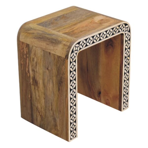 Edessa Bone Inlay End Table - Image 6