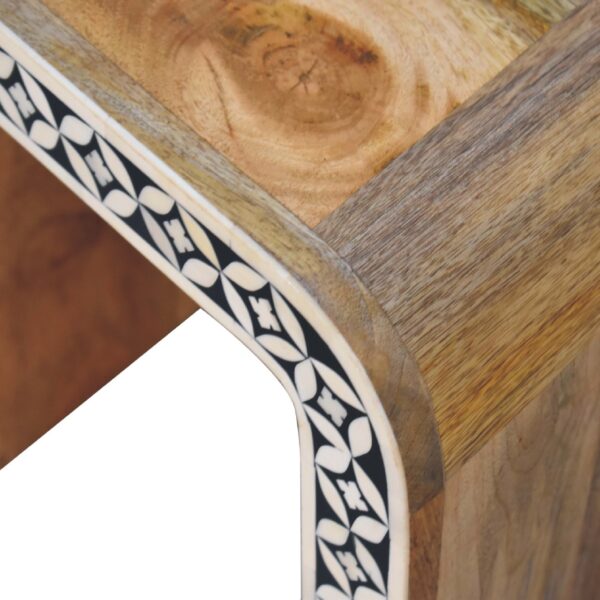 Edessa Bone Inlay End Table - Image 8